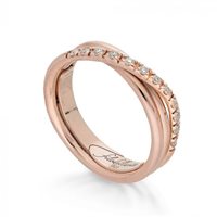 Anello Rubinia Donna Filodellavita in Oro rosa Diamante 0.17 Ct AN8RBT-15 - AN8RBT-16